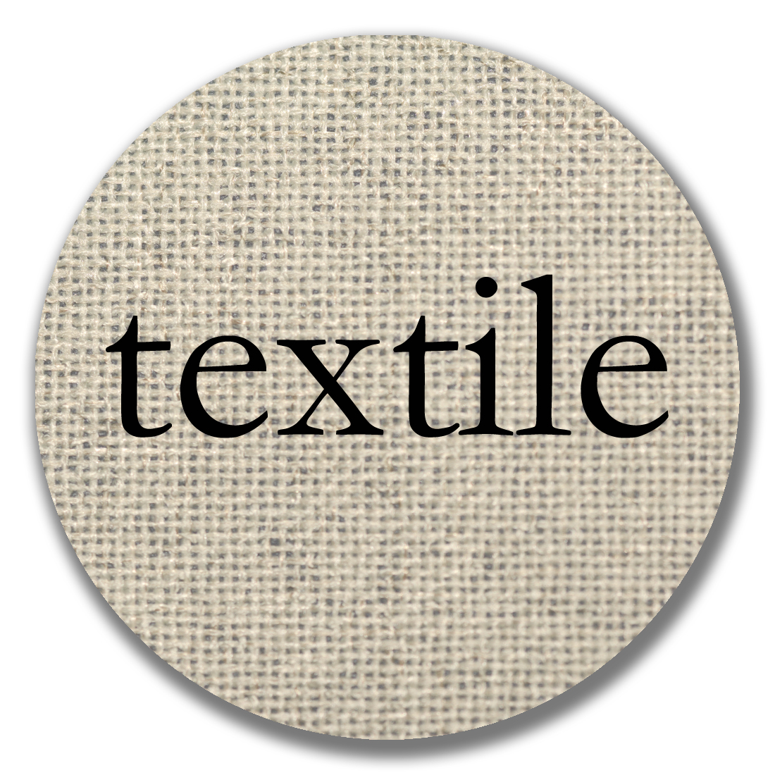 bouton rond textile